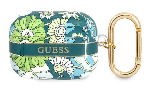 Guess Flower - Etui Airpods Pro (Green) - zdjęcie 1