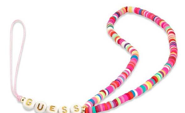 Guess Phone Strap Beads Heishi - Zawieszka do telefonu 25 cm (Multicolor Pink) - zdjęcie 1
