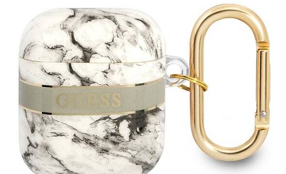 Guess Marble Strap - Etui Airpods 1/2 gen (Grey) - zdjęcie 1