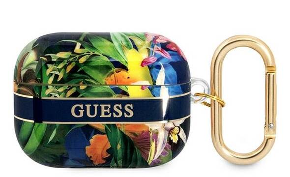 Guess Flower - Etui Airpods Pro (Blue) - zdjęcie 1