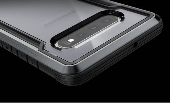 X-Doria Defense Shield - Etui aluminiowe Samsung Galaxy S10+ (Drop test 3m) (Black) - zdjęcie 2