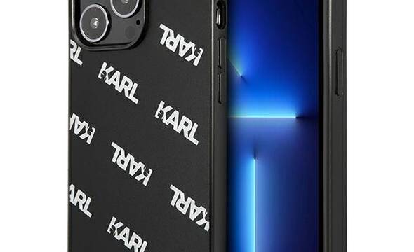 Karl Lagerfeld Allover - Etui iPhone 13 Pro (czarny) - zdjęcie 1
