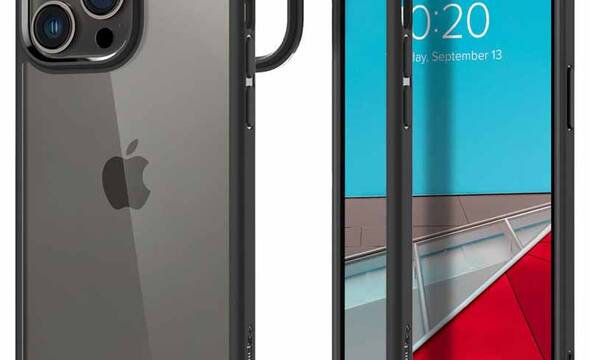 Spigen Ultra Hybrid -  Etui do iPhone 14 Pro (Czarny) - zdjęcie 1
