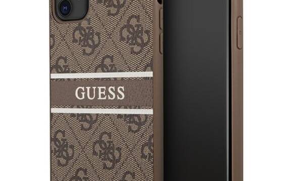 Guess 4G Printed Stripe - Etui iPhone 11 (br - zdjęcie 1