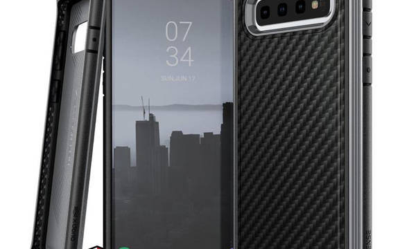 X-Doria Defense Lux - Etui aluminiowe Samsung Galaxy S10 (Drop test 3m) (Black Carbon Fiber) - zdjęcie 8