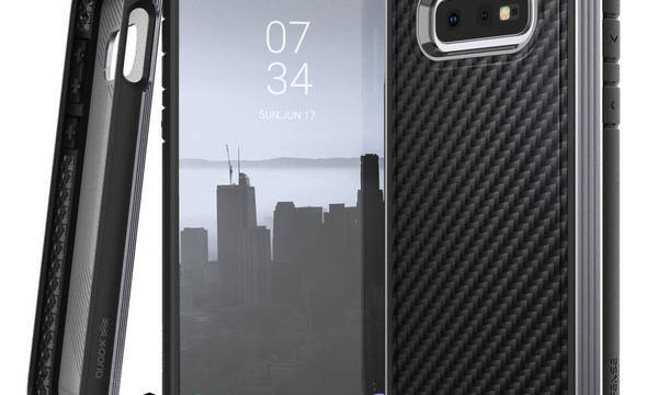 X-Doria Defense Lux - Etui aluminiowe Samsung Galaxy S10e (Drop test 3m) (Black Carbon Fiber) - zdjęcie 7