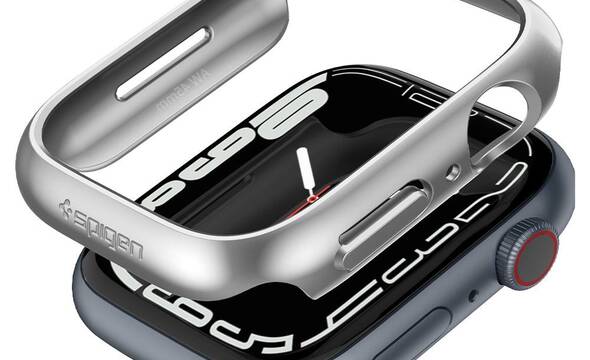 Spigen Thin Fit - Obudowa do Apple Watch 8 / Watch 7 45 mm (grafitowy) - zdjęcie 1