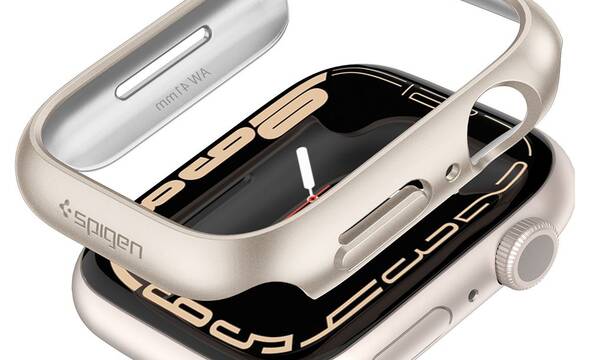 Spigen Thin Fit - Obudowa do Apple Watch 8 / Watch 7 41 mm (Starlight) - zdjęcie 1