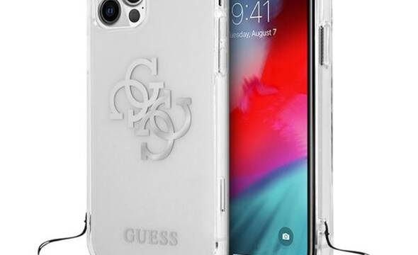 Guess 4G Big Logo Charm - Etui iPhone 12 Pro Max (srebrny charms) - zdjęcie 1