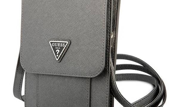 Guess Wallet Saffiano Triangle Logo Phone Bag  - zdjęcie 1