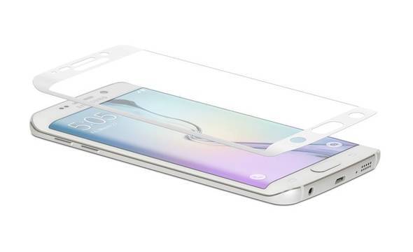 Moshi iVisor AG - Matowa folia ochronna Samsung Galaxy S6 edge (biały) - zdjęcie 4