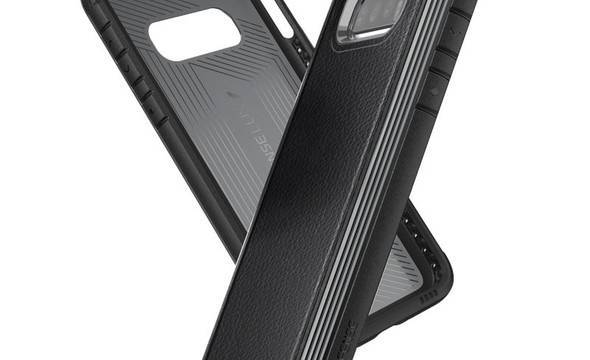 X-Doria Defense Lux - Etui aluminiowe Samsung Galaxy S10e (Drop test 3m) (Black Leather) - zdjęcie 3