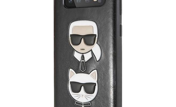 Karl Lagerfeld Embossed Case Karl & Choupette - Etui Samsung Galaxy S10 (czarny) - zdjęcie 2