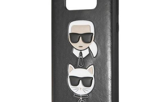 Karl Lagerfeld Embossed Case Karl & Choupette - Etui Samsung Galaxy S10e (czarny) - zdjęcie 3