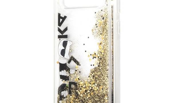 Karl Lagerfeld Signature Glitter Case - Etui Samsung Galaxy S10e (Floatting Charms) - zdjęcie 2
