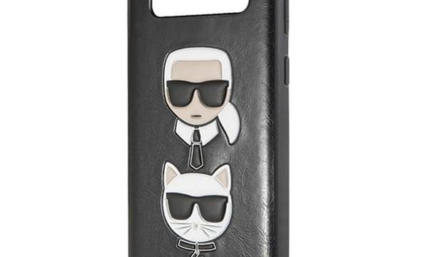 Karl Lagerfeld Embossed Case Karl & Choupette - Etui Samsung Galaxy S10+ (czarny) - zdjęcie 3