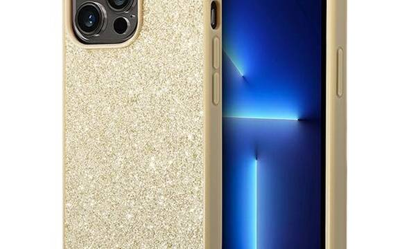 Guess Glitter Flakes Metal Logo Case  - zdjęcie 1