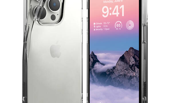 Crong Crystal Slim Cover - Etui iPhone 14 Pro Max (przezroczysty) - zdjęcie 1