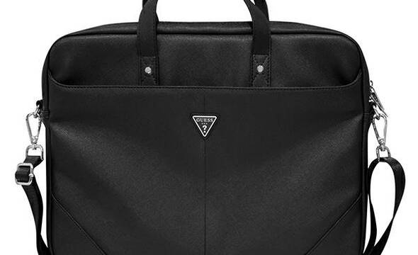 Guess Saffiano Triangle Logo Computer Bag  - zdjęcie 1