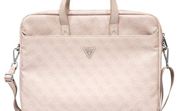 Guess Saffiano 4G Triangle Logo Computer Bag  - zdjęcie 1