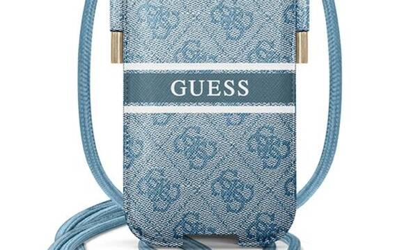 Guess 4G Printed Stripe Pouch - Torebka na telefon S/M max 6.1