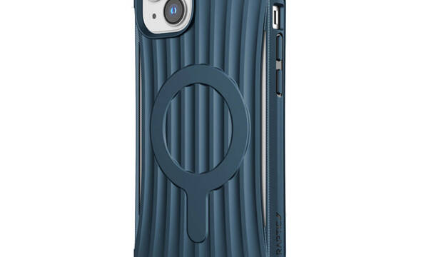 X-Doria Raptic Clutch MagSafe - Biodegradowalne etui iPhone 14 Plus (Drop-Tested 3m) (Marine Blue) - zdjęcie 1