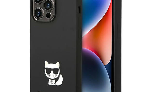 Karl Lagerfeld Choupette Body - Etui iPhone 14 Pro Max (czarny) - zdjęcie 1