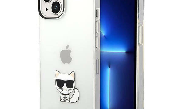 Karl Lagerfeld Choupette Body - Etui iPhone 14 Plus (przezroczysty) - zdjęcie 1