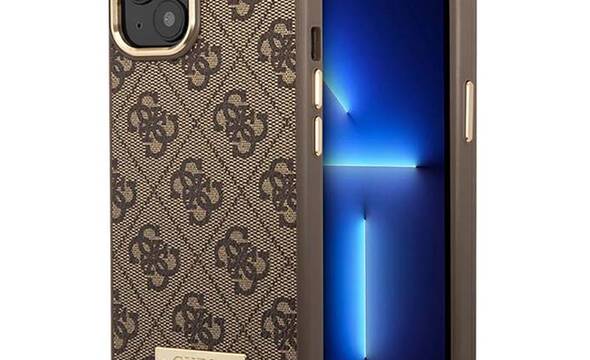 Guess 4G Logo Plate MagSafe - Etui iPhone 14 Plus (br - zdjęcie 1