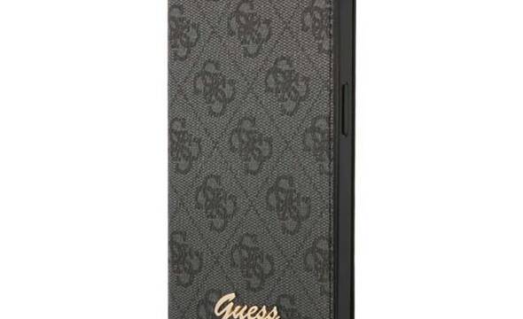 Guess 4G Metal Camera Outline Booktype Case - Etui iPhone 14 (czarny) - zdjęcie 1