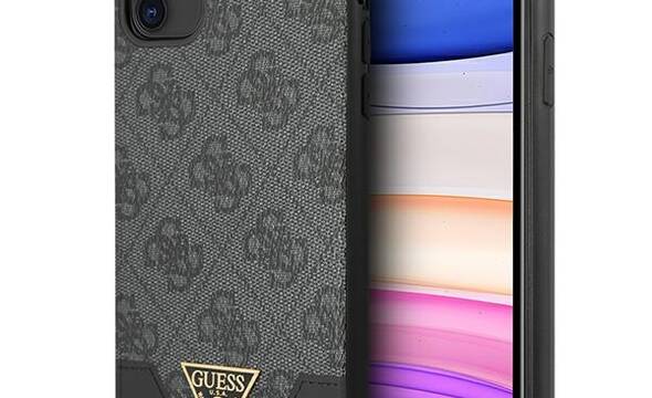 Guess 4G Triangle Collection - Etui iPhone 11 (szary) - zdjęcie 1