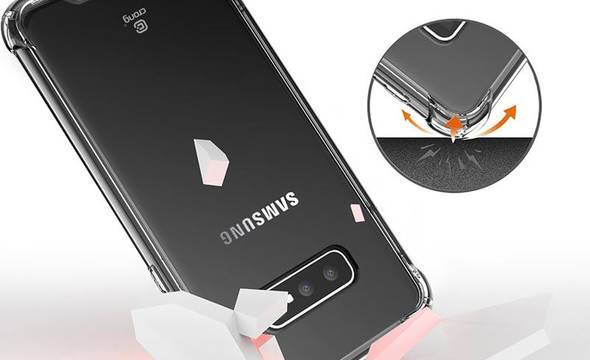Crong Hybrid Protect Cover - Etui Samsung Galaxy S10e (przezroczysty) - zdjęcie 2