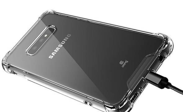 Crong Hybrid Protect Cover - Etui Samsung Galaxy S10e (przezroczysty) - zdjęcie 3