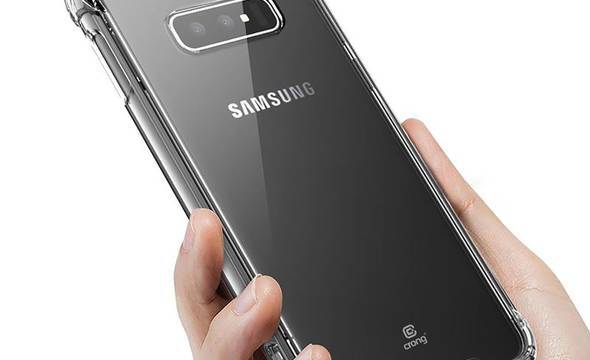 Crong Hybrid Protect Cover - Etui Samsung Galaxy S10e (przezroczysty) - zdjęcie 4