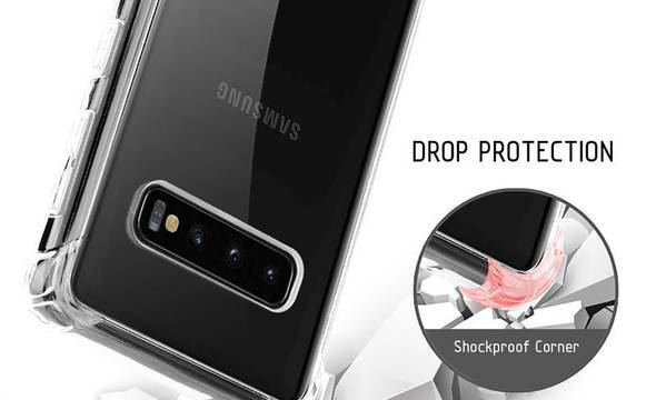 Crong Hybrid Protect Cover - Etui Samsung Galaxy S10 (przezroczysty) - zdjęcie 3