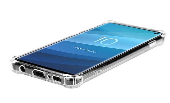 Crong Hybrid Protect Cover - Etui Samsung Galaxy S10 (przezroczysty) - zdjęcie 5
