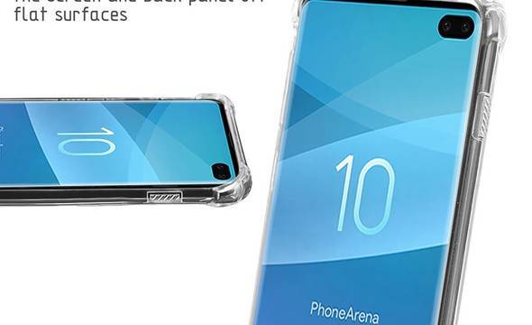 Crong Hybrid Protect Cover - Etui Samsung Galaxy S10+ (przezroczysty) - zdjęcie 6