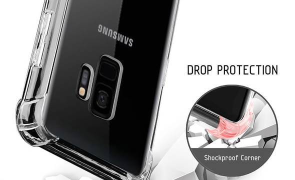 Crong Hybrid Protect Cover - Etui Samsung Galaxy S9 (przezroczysty) - zdjęcie 2
