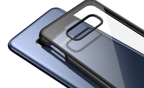 Crong Clear Cover - Etui Samsung Galaxy S10e (czarny) - zdjęcie 2