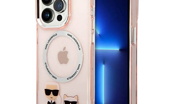 Karl Lagerfeld Karl & Choupette Aluminium MagSafe - Etui iPhone 14 Pro (r - zdjęcie 1