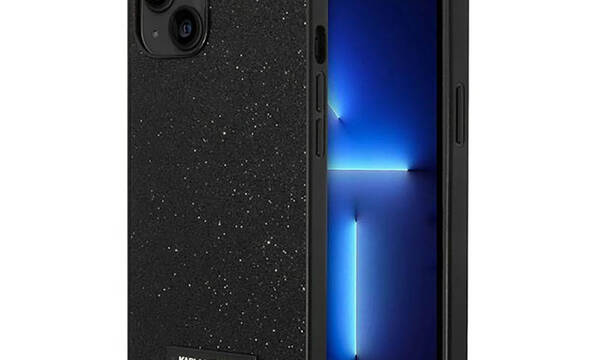 Karl Lagerfeld Glitter Plaque Logo - Etui iPhone 14 Plus (czarny) - zdjęcie 1