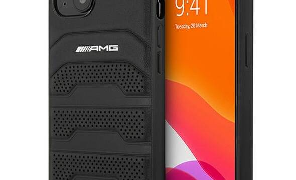 AMG Debossed Lines - Etui iPhone 14 Plus (czarny) - zdjęcie 1