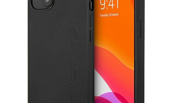 AMG Leather Hot Stamped - Etui iPhone 14 (czarny) - zdjęcie 1