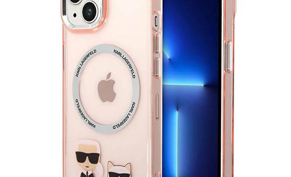 Karl Lagerfeld Karl & Choupette Aluminium MagSafe - Etui iPhone 14 Plus (r - zdjęcie 1