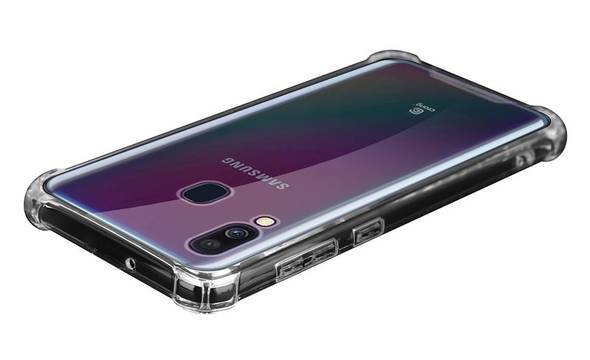 Crong Hybrid Protect Cover - Etui Samsung Galaxy A40 (przezroczysty) - zdjęcie 4