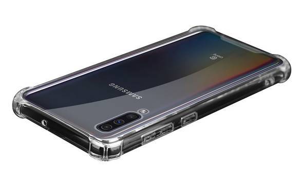 Crong Hybrid Protect Cover - Etui Samsung Galaxy A50 / A50s (przezroczysty) - zdjęcie 4