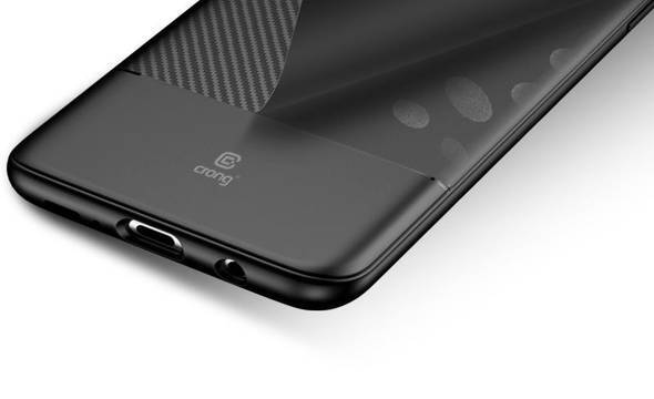 Crong Prestige Carbon Cover - Etui Samsung Galaxy S9 (czarny) - zdjęcie 3