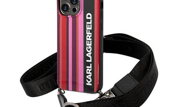 Karl Lagerfeld Color Stripes Strap - Etui iPhone 14 Pro Max (r - zdjęcie 1