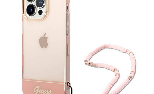 Guess Translucent Pearl Strap - Etui iPhone 14 Pro Max (r - zdjęcie 1