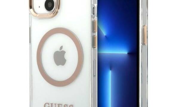 Guess Metal Outline Magsafe - Etui iPhone 13 (przezroczysty / z - zdjęcie 1